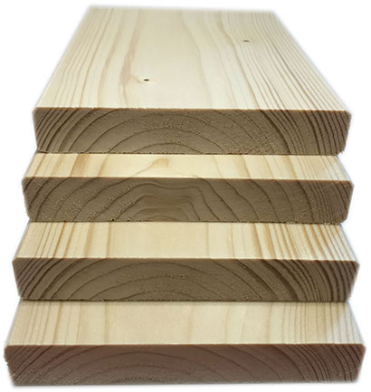 gehobelte, nordische Glattkantbretter 21x210mm